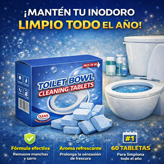 60 Pastillas limpiadoras Inodoro